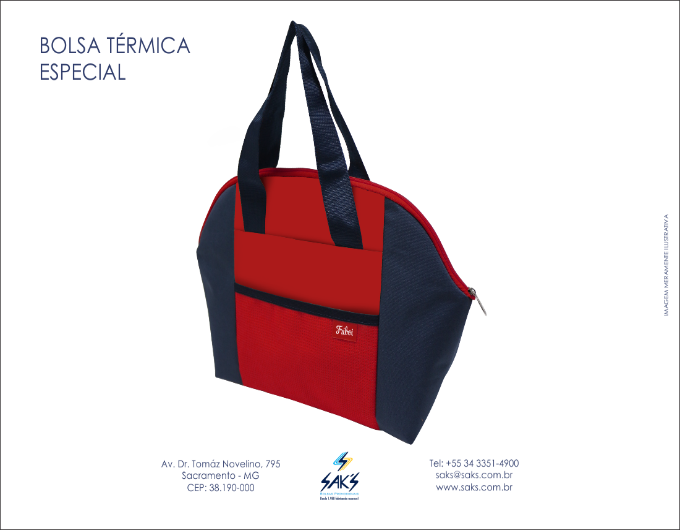 Bolsa térmica em poliéster - Mínimo de 100 peças