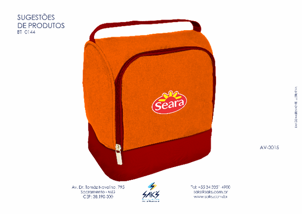 Bolsa Térmica em poliéster - Mínimo de 100 peças