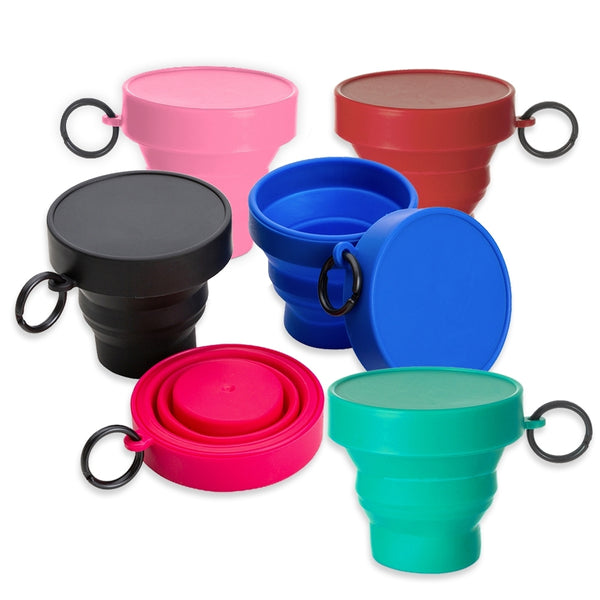 Copo retrátil 150 ml de borracha termoplástica - ACO 14273