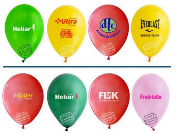 Bexiga - Balão 9" com personalização ACO 25881