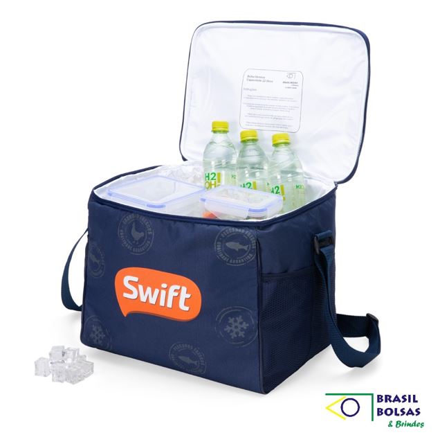 BOLSA TÉRMICA NYLON 26 LTS - Mínimo 100 peças BT 04 B